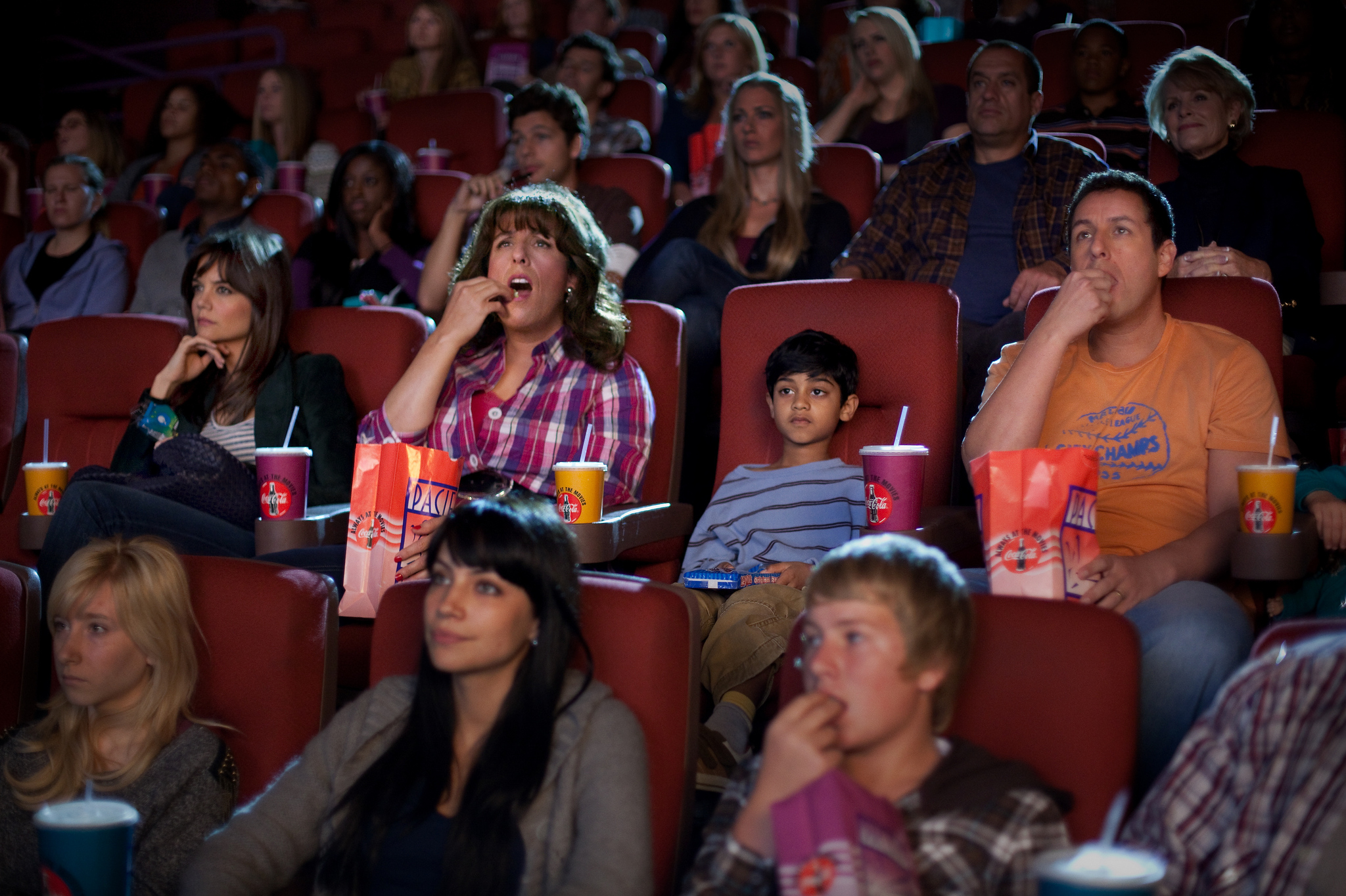 Still of Adam Sandler, Katie Holmes and Rohan Chand in Dzekas ir Dzile (2011)