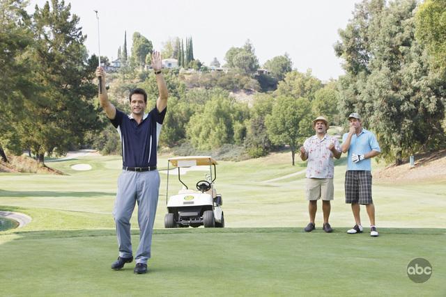 Still of Josh Hopkins, Ian Gomez and Brian Van Holt in Cougar Town (2009)