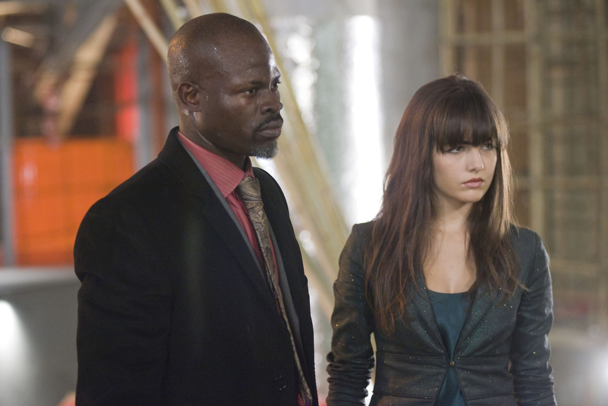Still of Camilla Belle and Djimon Hounsou in Push (2009)