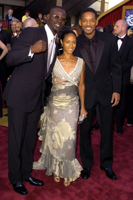 Will Smith, Jada Pinkett Smith and Djimon Hounsou