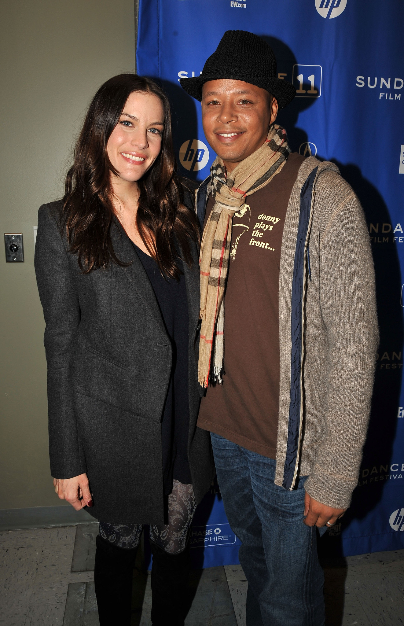 Liv Tyler and Terrence Howard at event of The Ledge (2011)