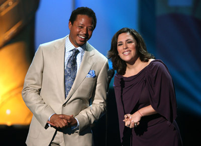 Terrence Howard and Angélica Vale