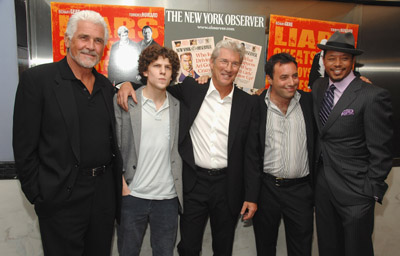Richard Gere, James Brolin, Terrence Howard, Jesse Eisenberg and Richard Shepard at event of The Hunting Party (2007)