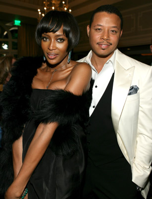 Naomi Campbell and Terrence Howard