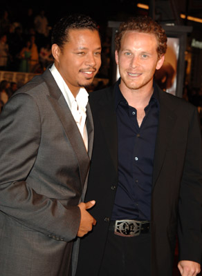 Terrence Howard and Cole Hauser at event of Get Rich or Die Tryin' (2005)