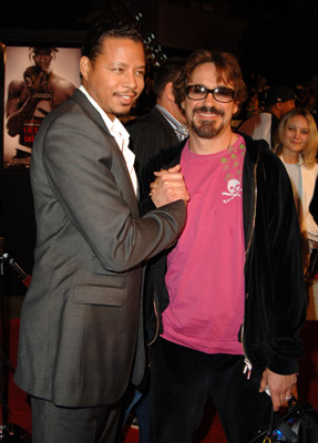 Robert Downey Jr. and Terrence Howard at event of Get Rich or Die Tryin' (2005)