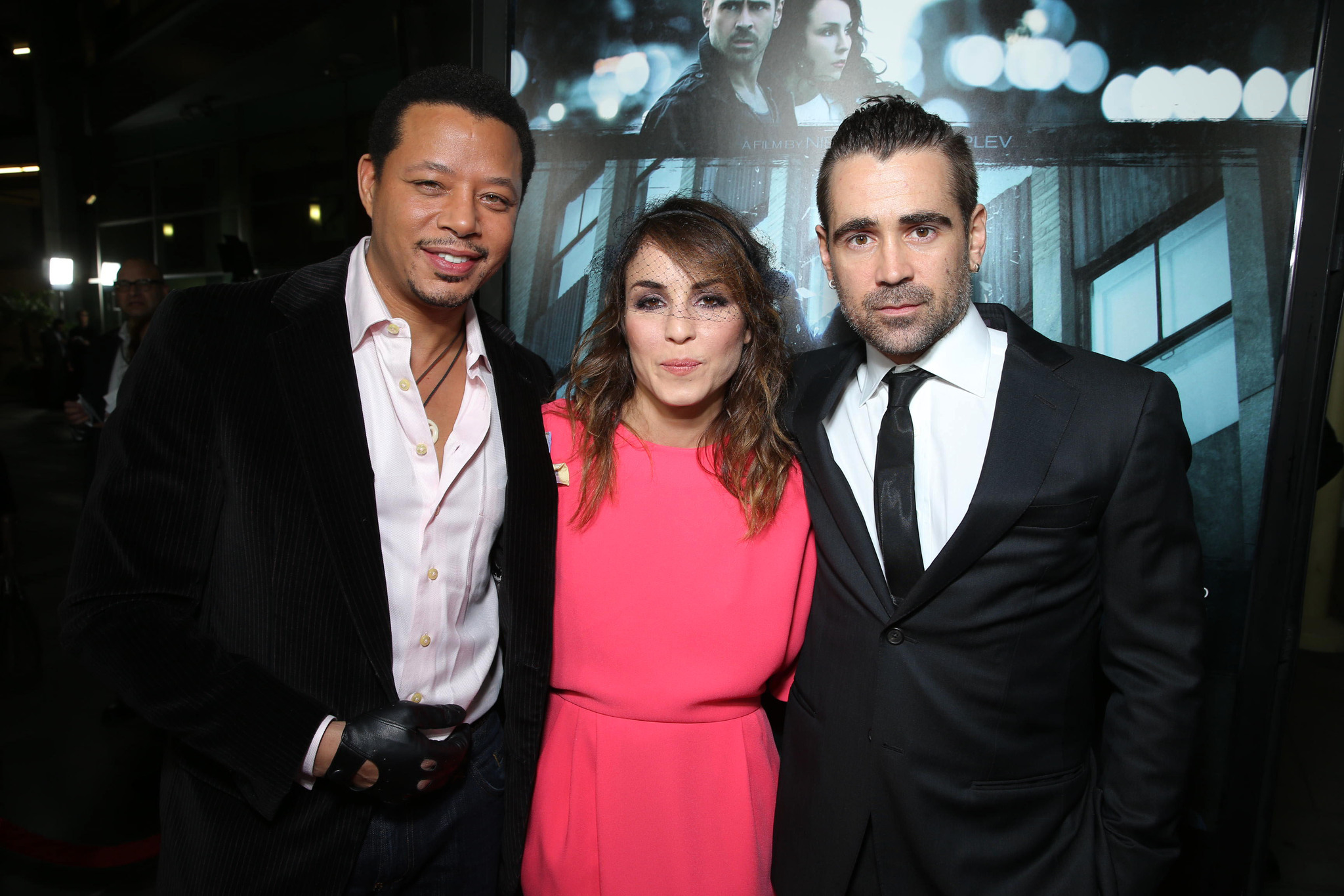 Terrence Howard, Noomi Rapace and Colin Farrell at FilmDistrict's World Premiere of 