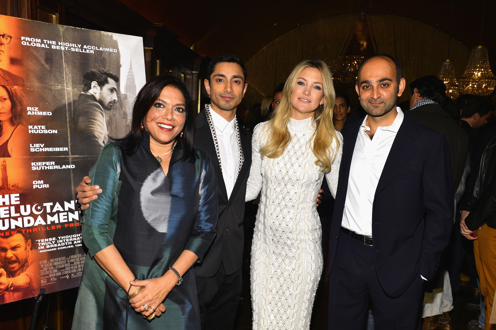 Kate Hudson, Mira Nair, Riz Ahmed and Mohsin Hamid at event of The Reluctant Fundamentalist (2012)