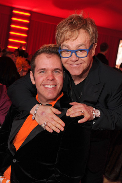 Elton John and Perez Hilton at event of The 82nd Annual Academy Awards (2010)