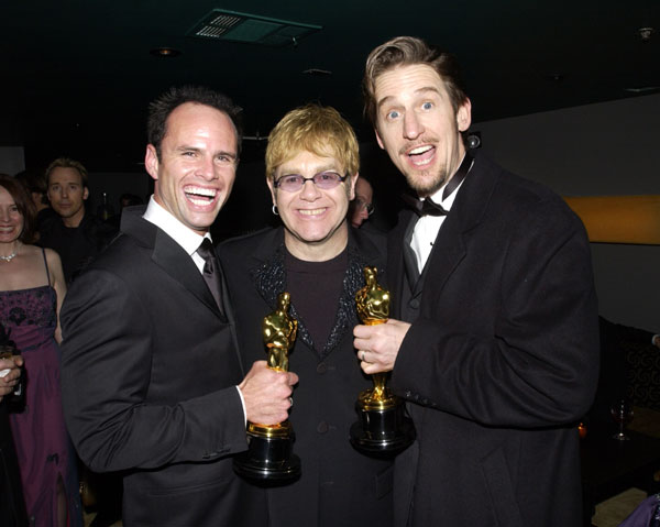 Elton John, Walton Goggins and Ray McKinnon