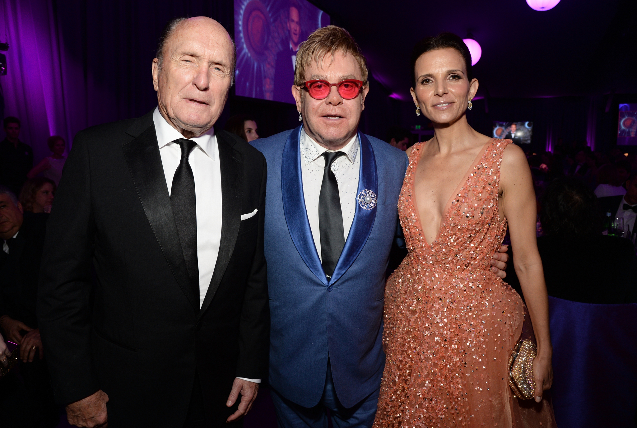 Robert Duvall and Elton John at event of The Oscars (2015)