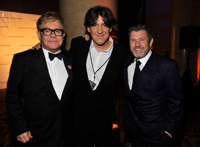 Cameron Crowe, Elton John and Jann Wenner