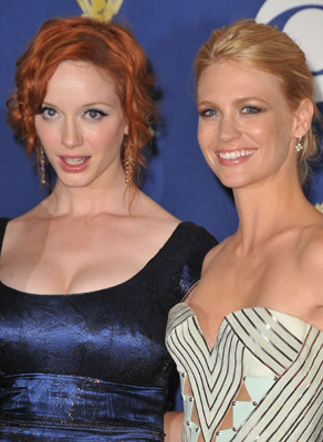 Still of January Jones and Christina Hendricks in The 61st Primetime Emmy Awards (2009)