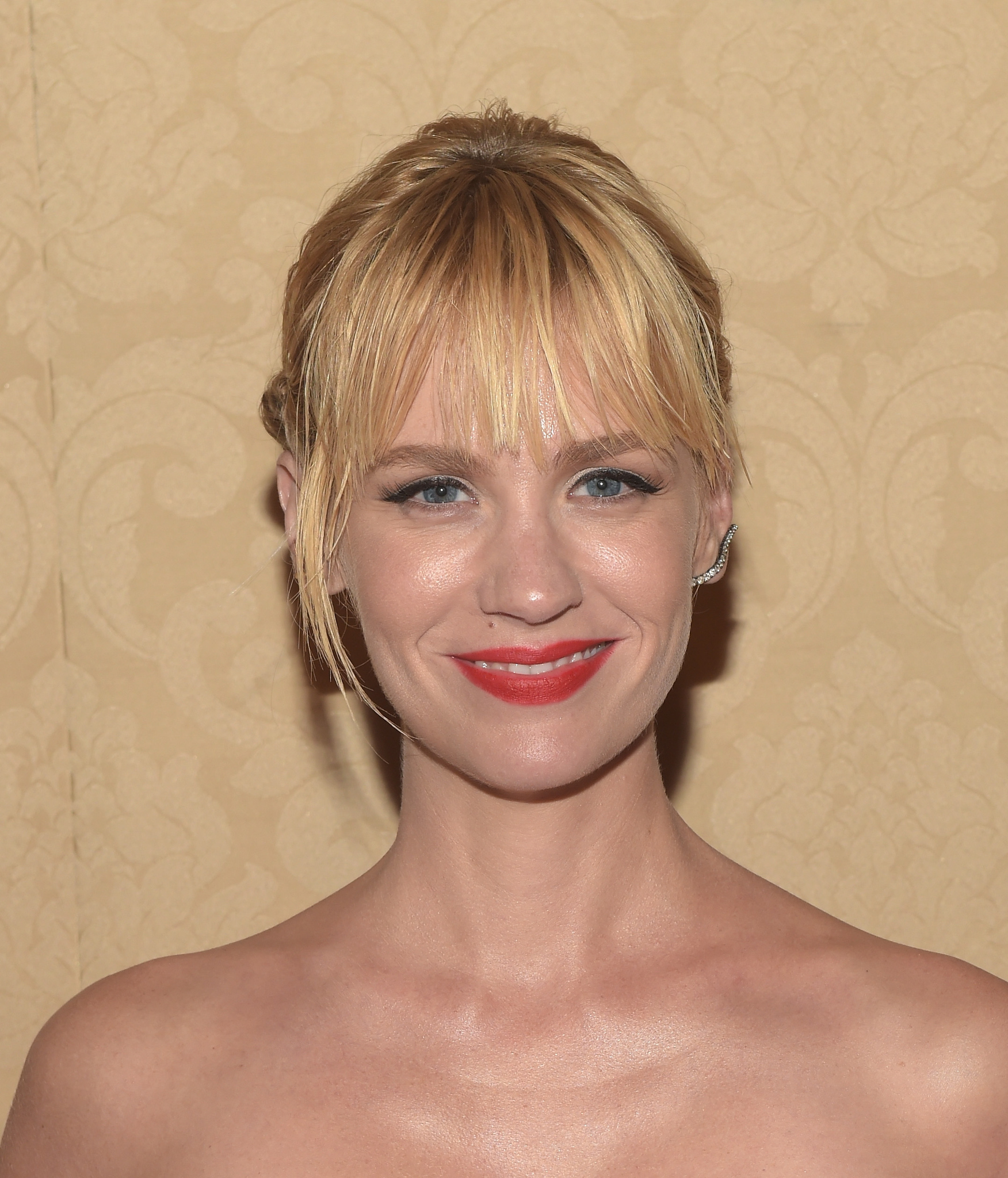 January Jones and Jason Kempin at event of The 66th Primetime Emmy Awards (2014)