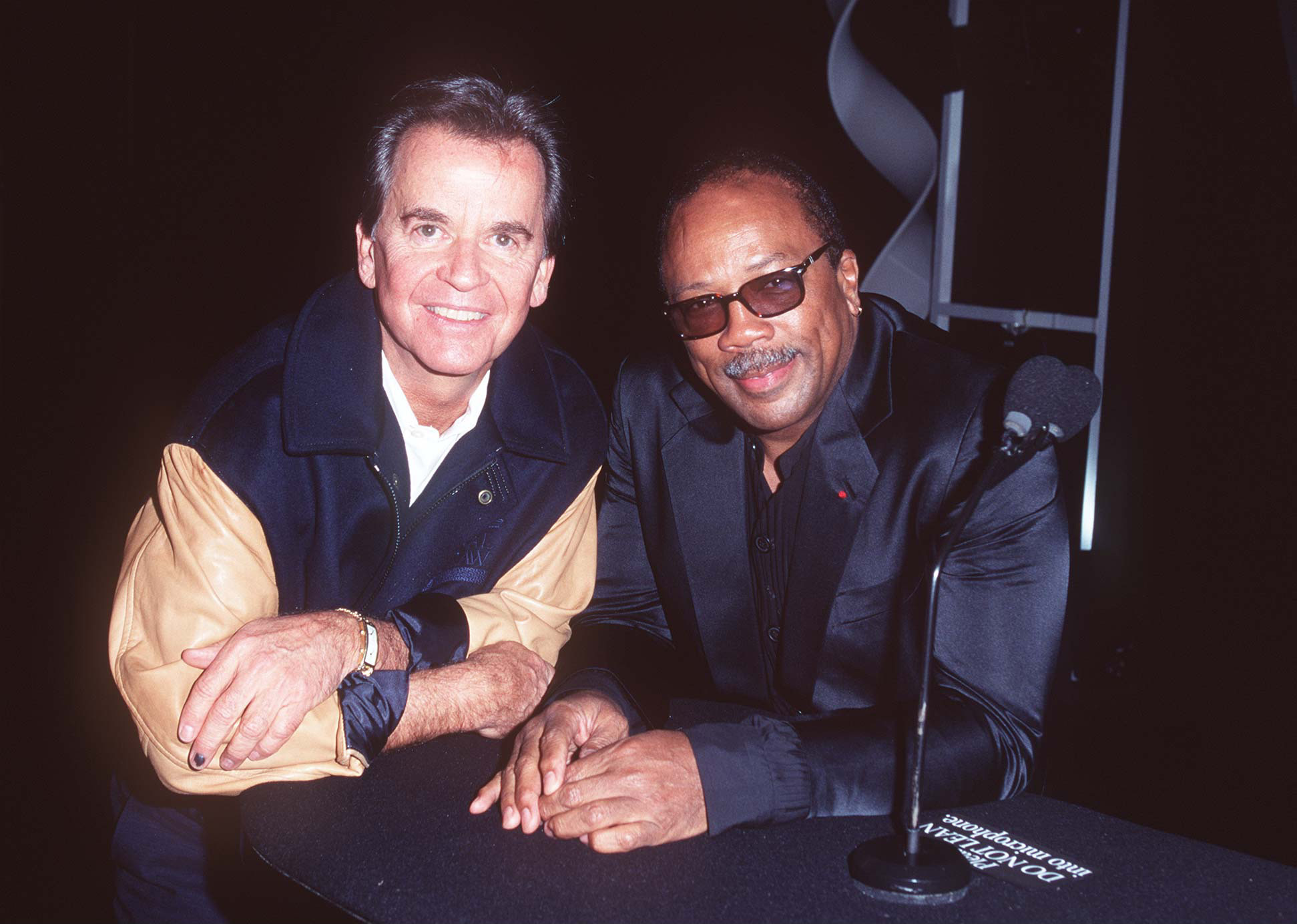 Quincy Jones and Dick Clark