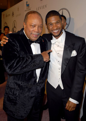 Quincy Jones and Usher Raymond