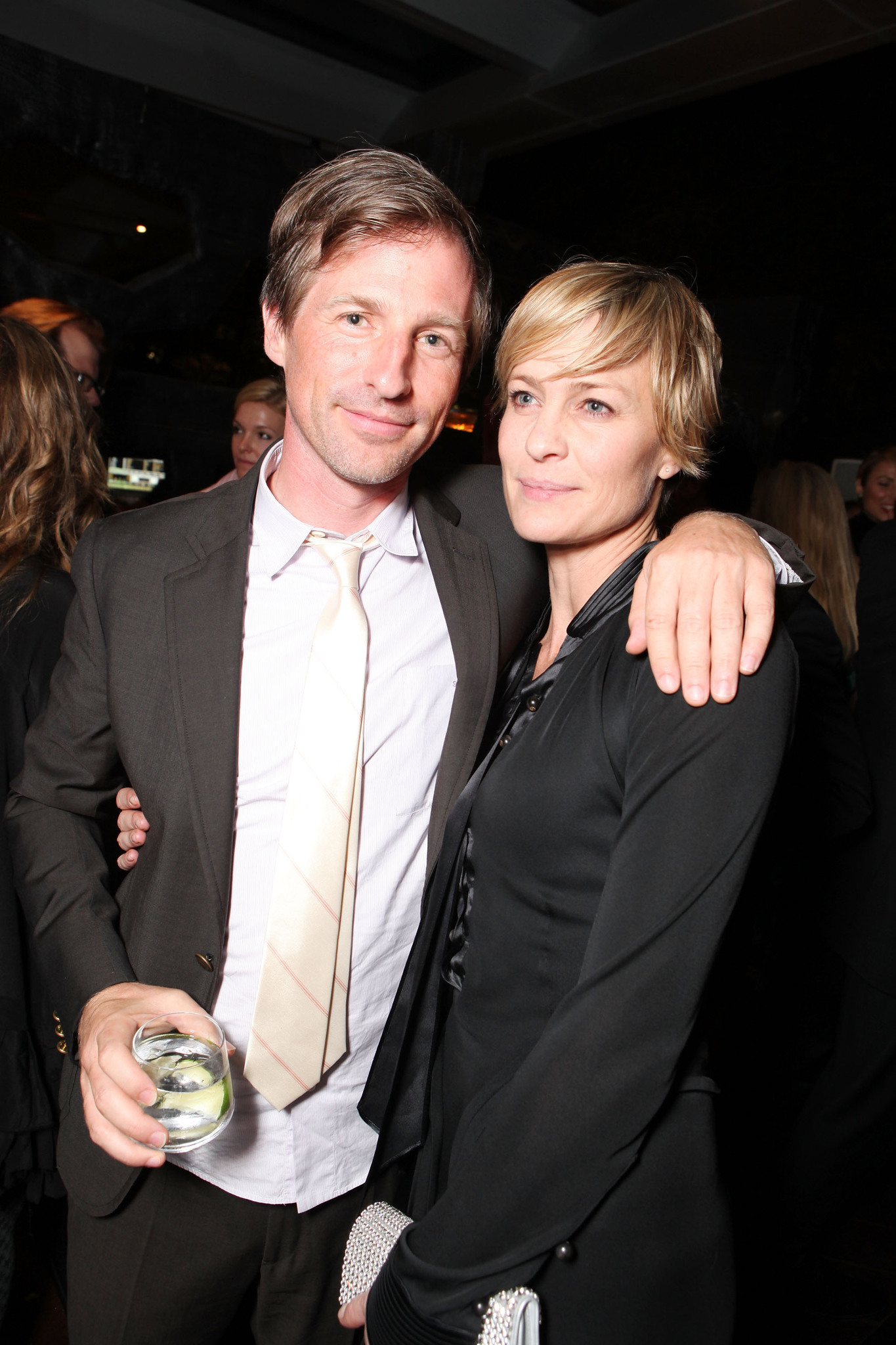 Robin Wright and Spike Jonze at event of Zmogus, pakeites viska (2011)