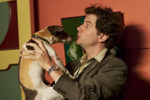 Still of Jamie Kennedy and Otis in Son of the Mask (2005)