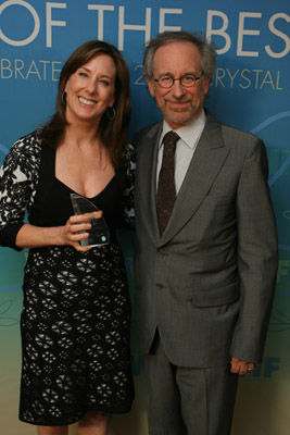 Steven Spielberg and Kathleen Kennedy