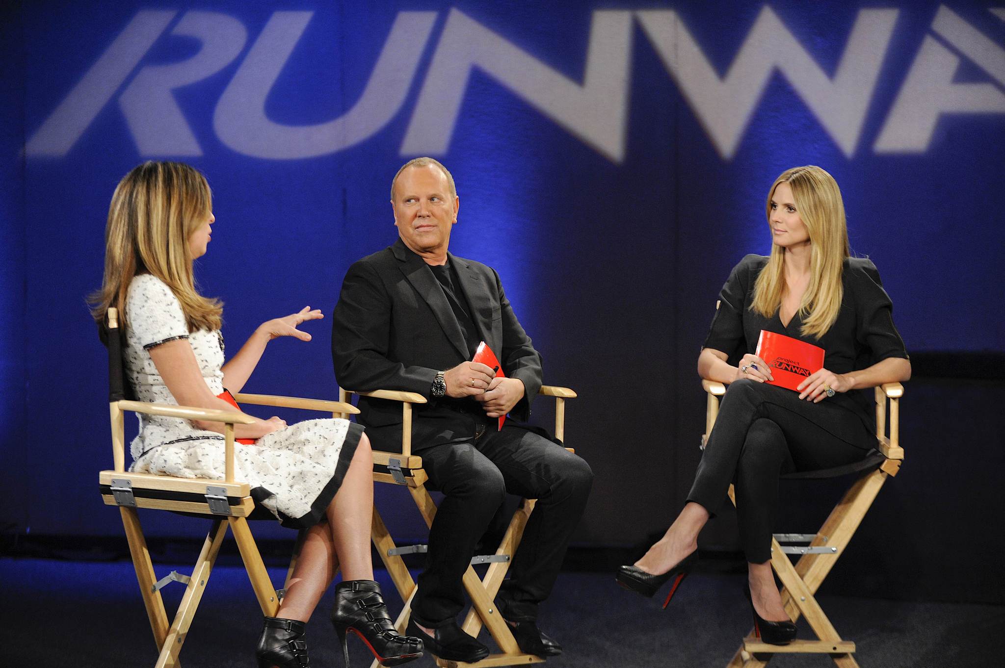 Still of Heidi Klum, Nina Garcia and Michael Kors in Project Runway (2004)