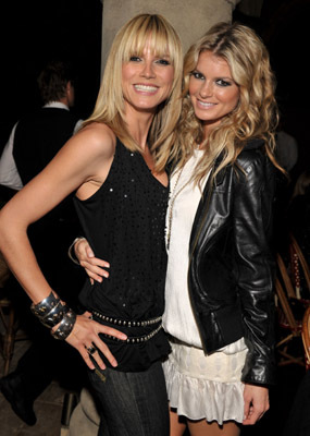 Heidi Klum and Marisa Miller