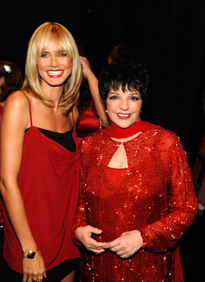 Heidi Klum and Liza Minnelli