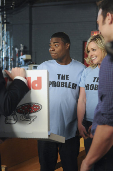 Still of Jane Krakowski and Tracy Morgan in 30 Rock: The Problem Solvers (2009)