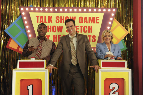 Still of Jane Krakowski, Cheyenne Jackson and Tracy Jordan in 30 Rock (2006)