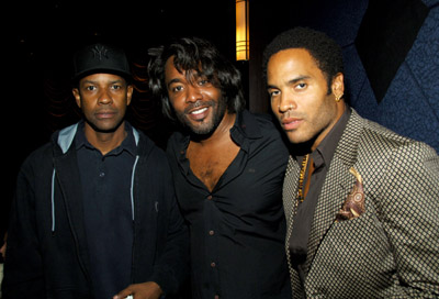 Denzel Washington, Lenny Kravitz and Lee Daniels at event of Shadowboxer (2005)