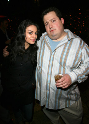 Mila Kunis and Gary Holm at event of Robot Chicken (2005)