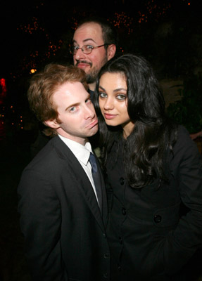 Seth Green and Mila Kunis at event of Robot Chicken (2005)