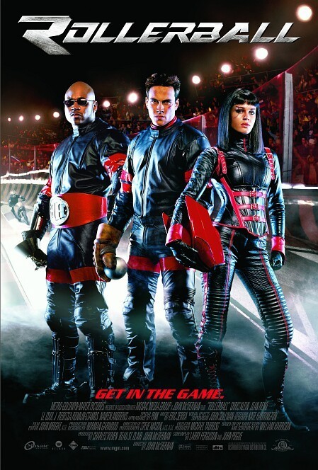 Chris Klein, LL Cool J and Rebecca Romijn in Rollerball (2002)