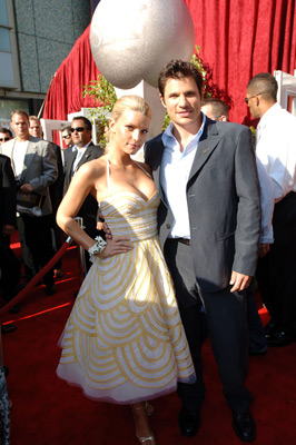 Nick Lachey and Jessica Simpson at event of ESPY Awards (2005)