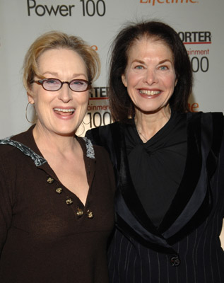 Meryl Streep and Sherry Lansing