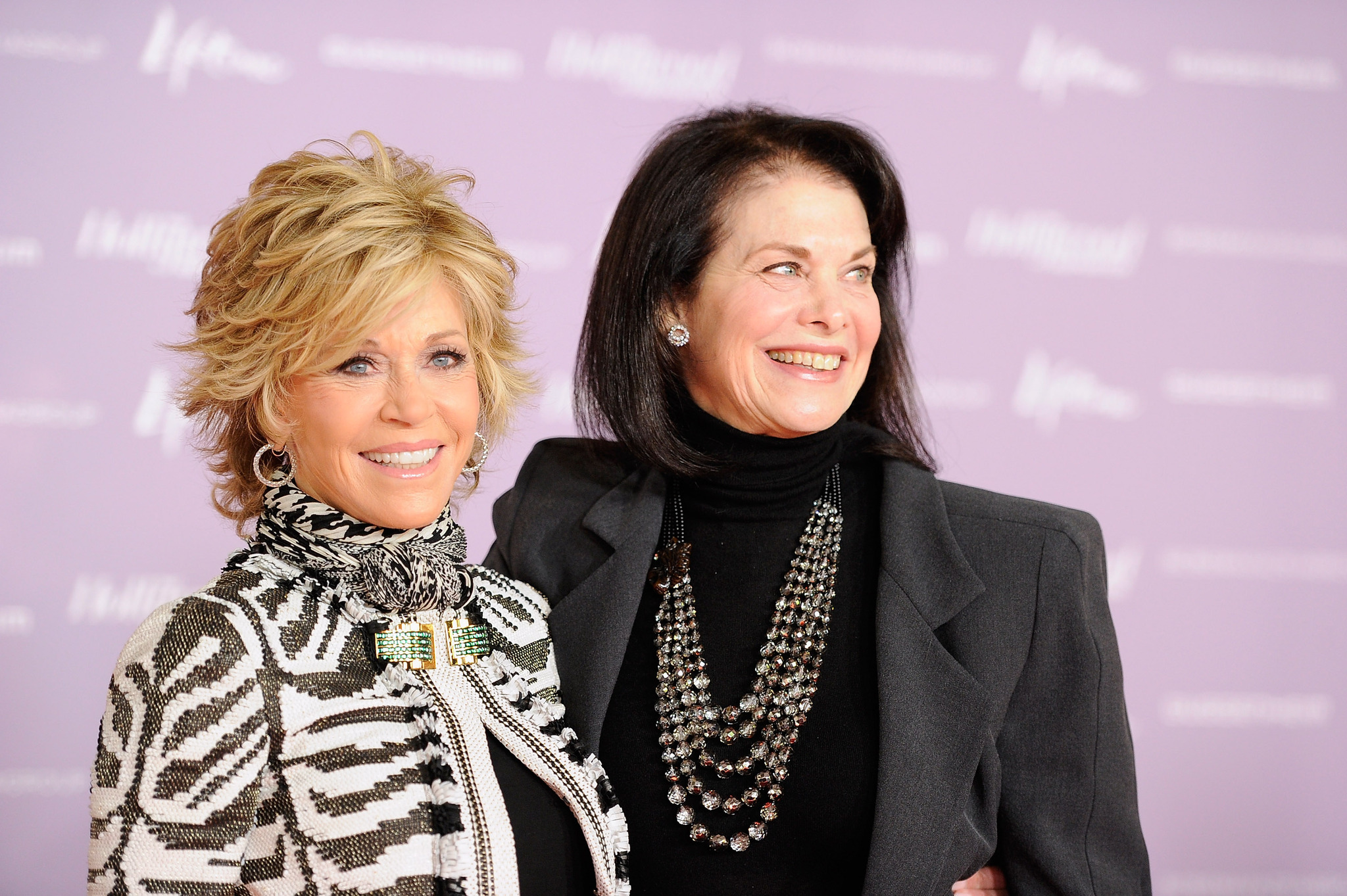 Jane Fonda and Sherry Lansing