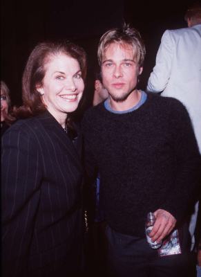 Brad Pitt and Sherry Lansing