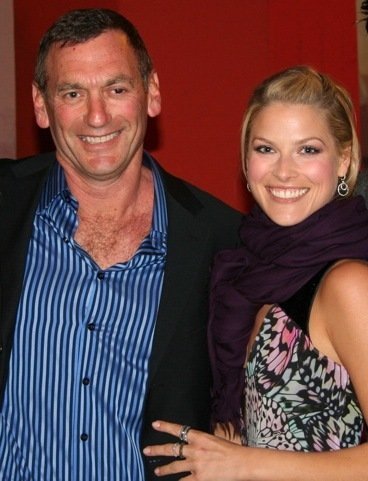 Rick Bieber and Ali Larter at the premiere for Crazy.
