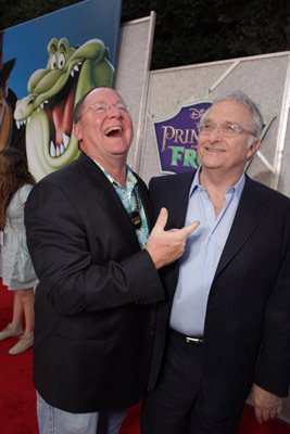 John Lasseter and Randy Newman at event of The Princess and the Frog (2009)