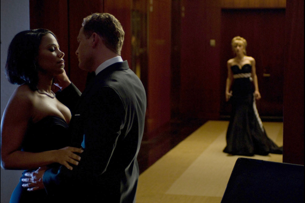 Still of Sanaa Lathan, Cole Hauser and KaDee Strickland in The Family That Preys (2008)