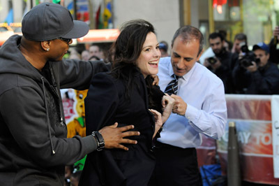 Mary-Louise Parker, LL Cool J and Matt Lauer