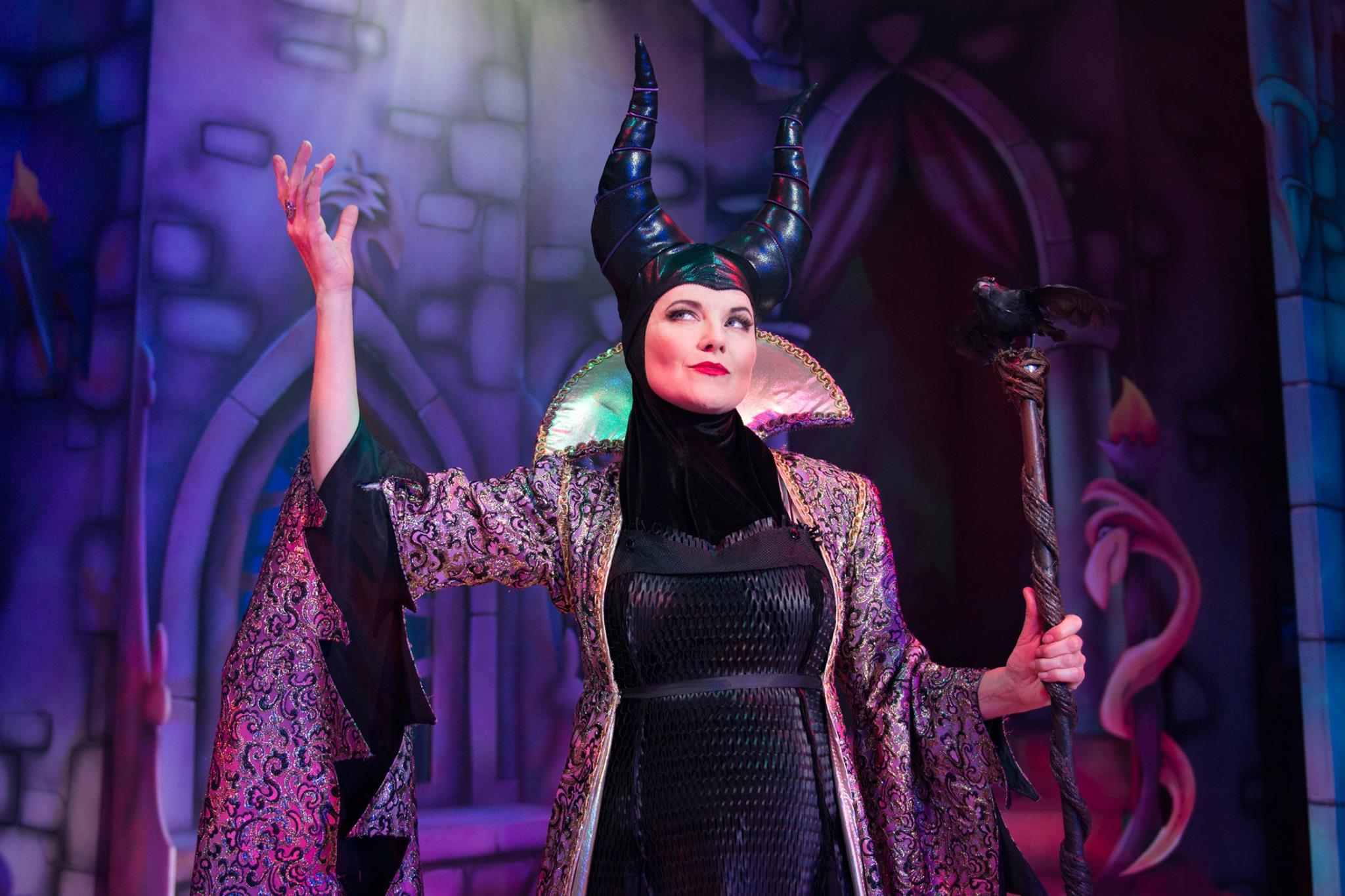 Lucy Lawless as Carabosse in Sleeping Beauty and Her Winter Knight Panto at the Pasadena Playhouse December 10 to January 04, 2015
