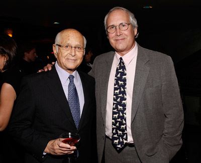 Chevy Chase and Norman Lear