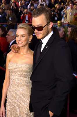 Heath Ledger and Naomi Watts