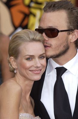 Heath Ledger and Naomi Watts