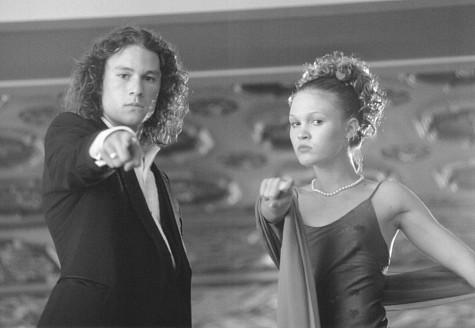 Still of Heath Ledger and Julia Stiles in 10 Things I Hate About You (1999)