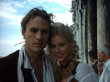 Heath Ledger and Andrea Osvárt