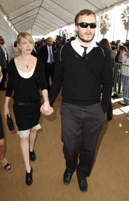 Heath Ledger and Michelle Williams