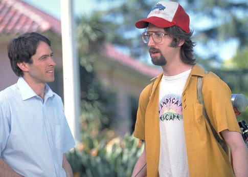 Still of Jason Lee and Tom Green in Stealing Harvard (2002)