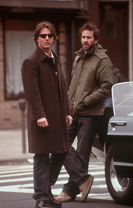 Still of Tom Cruise and Jason Lee in Vanilinis dangus (2001)