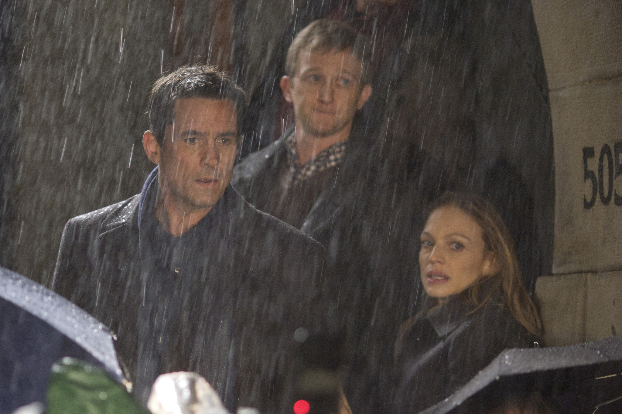 Still of Billy Campbell, Kristin Lehman and Eric Ladin in Zmogzudyste (2011)